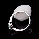 Помолвочное кольцо с бриллиантами и изумрудами LDR0591-p от ювелирного магазина Оникс - 5
