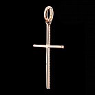 Золотой крестик с бриллиантами пб0033ch от ювелирного магазина Оникс - 1