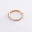 Золотое кольцо с бриллиантами ккит148 от ювелирного магазина Оникс - 2