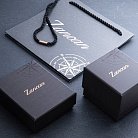 Мужской браслет из кевлара с черной шпинелью ZANCAN EXB787R-N от ювелирного магазина Оникс - 5