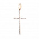 Золотой крестик с бриллиантами пб0075ch от ювелирного магазина Оникс