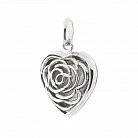 Срібний кулон "Роза" для фотографії 132641 от ювелирного магазина Оникс