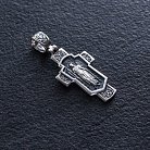 Серебряный крестик "Ангел Хранитель" 131965 от ювелирного магазина Оникс - 3