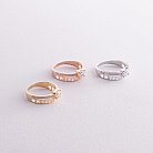 Золотое помолвочное кольцо  "Я люблю тебя" с фианитами к07140 от ювелирного магазина Оникс - 4