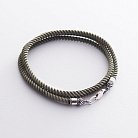 Шелковый шнурок цвета Хаки с серебряной застежкой (3мм) 18427 от ювелирного магазина Оникс