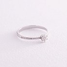 Помолвочное золотое кольцо с бриллиантами 227911121 от ювелирного магазина Оникс - 3