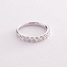 Золотое кольцо с дорожкой камней (бриллианты) кб0440cha от ювелирного магазина Оникс - 2