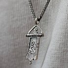 Серебряная ладанка "Божья матерь" с чернением 13602 от ювелирного магазина Оникс - 3