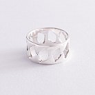 Серебряное кольцо "Ромбы" 112607 от ювелирного магазина Оникс - 5