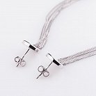 Женские серебряные серьги 122041 от ювелирного магазина Оникс - 6