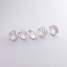 Широкое серебряное кольцо "Бьянка" 112692 от ювелирного магазина Оникс - 23