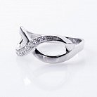 Золотое помолвочное кольцо "Бесконечность" с бриллиантами р0318б от ювелирного магазина Оникс