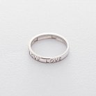 Золотое кольцо "Love" к05874 от ювелирного магазина Оникс