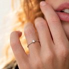 Помолвочное золотое кольцо с бриллиантом 228001121 от ювелирного магазина Оникс - 3