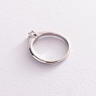 Помолвочное золотое кольцо с бриллиантом 101-10021 от ювелирного магазина Оникс - 2