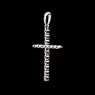 Золотой крестик с черными бриллиантами 14086936 от ювелирного магазина Оникс - 2