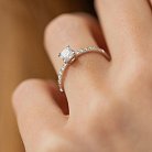 Помолвочное кольцо с бриллиантами (белое золото) 235571121 от ювелирного магазина Оникс - 3