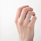 Золотое помолвочное кольцо "Сердце" с бриллиантами р0636б от ювелирного магазина Оникс - 1