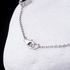 Серебряный браслет (оникс, родий) 14876 от ювелирного магазина Оникс - 3