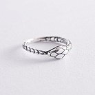 Серебряное кольцо "Змей Уроборос" 112553 от ювелирного магазина Оникс - 4