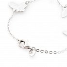 Серебряный браслет с бабочками 141237 от ювелирного магазина Оникс - 2