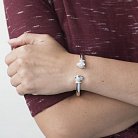 Срібний браслет Пантера з фіанітами 141151 от ювелирного магазина Оникс