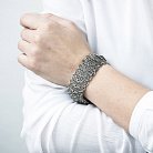 Ажурный серебряный браслет 14070 от ювелирного магазина Оникс