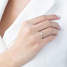 Золотое помолвочное кольцо с бриллиантом кб0155 от ювелирного магазина Оникс - 6