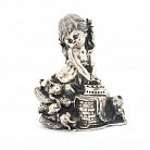 Серебряная фигура ручной работы "Маленькая девочка" сер00056 от ювелирного магазина Оникс
