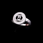 Эксклюзивное серебряное кольцо с фианитами 111726 от ювелирного магазина Оникс - 2