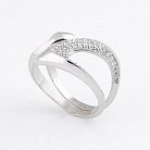 Срібний перстень (фіаніти) 111786 от ювелирного магазина Оникс