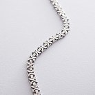 Мужской серебряный браслет (Евро 0.7 см) р021691 от ювелирного магазина Оникс - 2