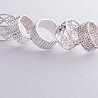 Широкое серебряное кольцо "Бьянка" 112692 от ювелирного магазина Оникс - 24