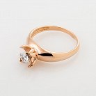 Помолвочное кольцо с фианитом к04880 от ювелирного магазина Оникс - 1