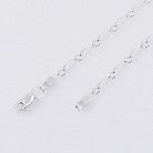 Серебряная цепочка плетение Фигаро 1+1 б012543 от ювелирного магазина Оникс - 1