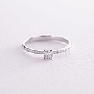 Помолвочное золотое кольцо с бриллиантами 227811121 от ювелирного магазина Оникс - 5