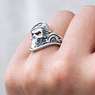 Чоловічий срібний перстень "Череп" 282 от ювелирного магазина Оникс - 3