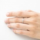 Золотое помолвочное кольцо (бриллиант) кб0157 от ювелирного магазина Оникс - 4