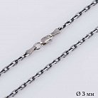 Серебряная черненая цепочка плетение Якорное 10233 от ювелирного магазина Оникс