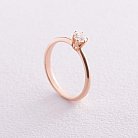 Помолвочное золотое кольцо с бриллиантом кб0415 от ювелирного магазина Оникс
