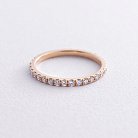 Кольцо в желтом золоте с дорожкой камней (бриллианты) кб0499ch от ювелирного магазина Оникс - 2