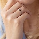 Серебряное кольцо "Змей Уроборос" 112553 от ювелирного магазина Оникс - 12