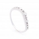 Золотий перстень з діамантами кб0169са от ювелирного магазина Оникс