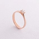 Помолвочное золотое кольцо с бриллиантом кб0416 от ювелирного магазина Оникс