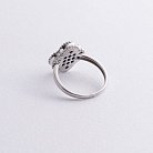 Серебряное кольцо "Клевер" (оникс) 112772 от ювелирного магазина Оникс - 2