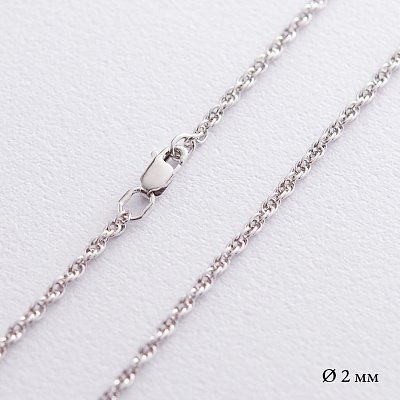 Серебряная цепочка (плетение Веревка) Р011552