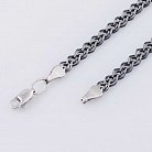 Серебряная черненая цепочка плетение Нонна 10653 от ювелирного магазина Оникс - 1