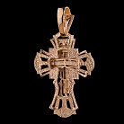 Серебряный православный крест с распятием 132505 от ювелирного магазина Оникс - 1