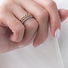 Кольцо "Шарики" в белом золоте к07095б от ювелирного магазина Оникс - 16