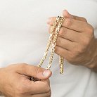 Мужская цепочка из золота ц00384 от ювелирного магазина Оникс - 2